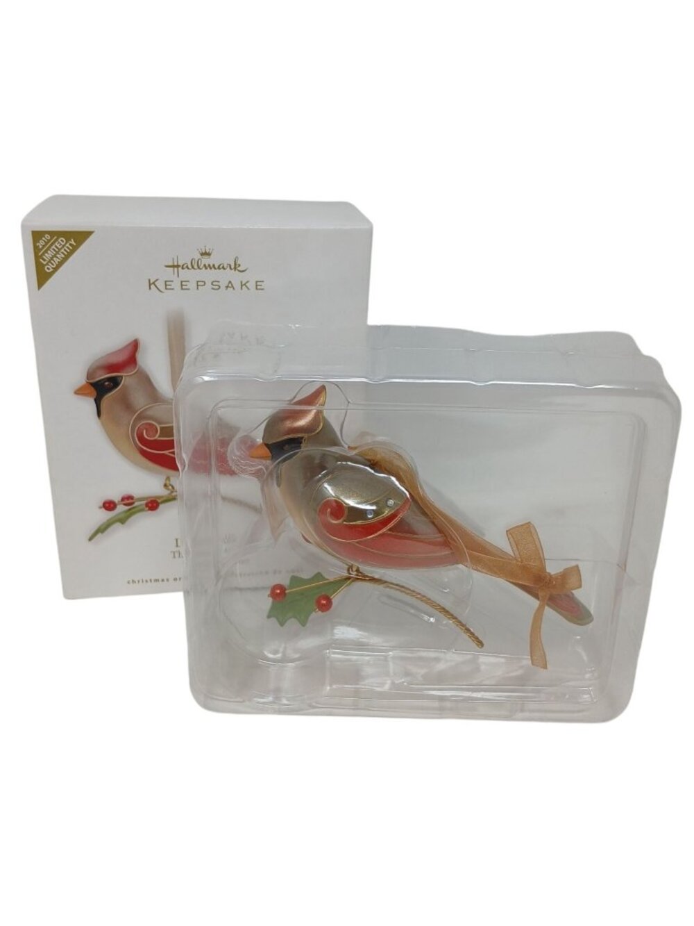 HALLMARK KEEPSAKE Lady Cardinal The Beauty Of Birds Special Edition 2010  #GS-5